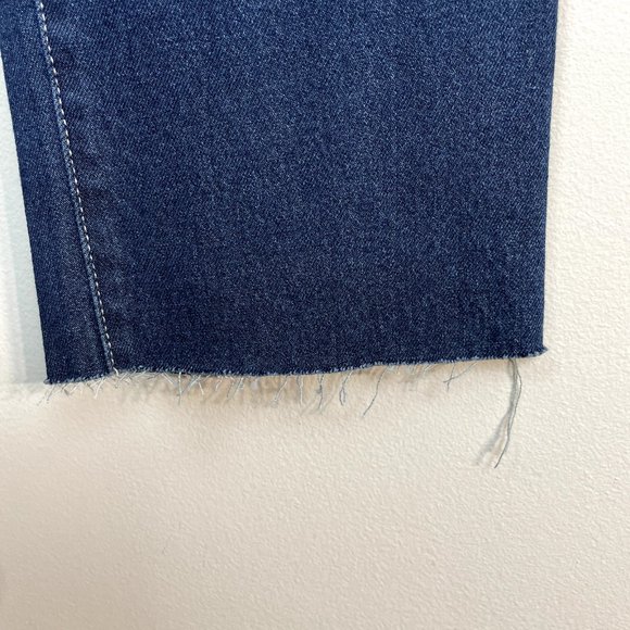 Sincerely Jules Jeans Womens 9/29 Blue High Waist Button Fly Mom Stovepipe Dark - Picture 3 of 10